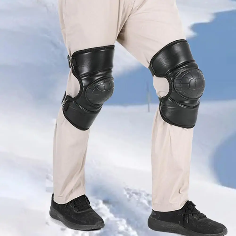 

1Pc Knee Warmer Windproof Eco-friendly Cold Protection Thicken Cycling Knee Protector Knee Brace for Motorcycle