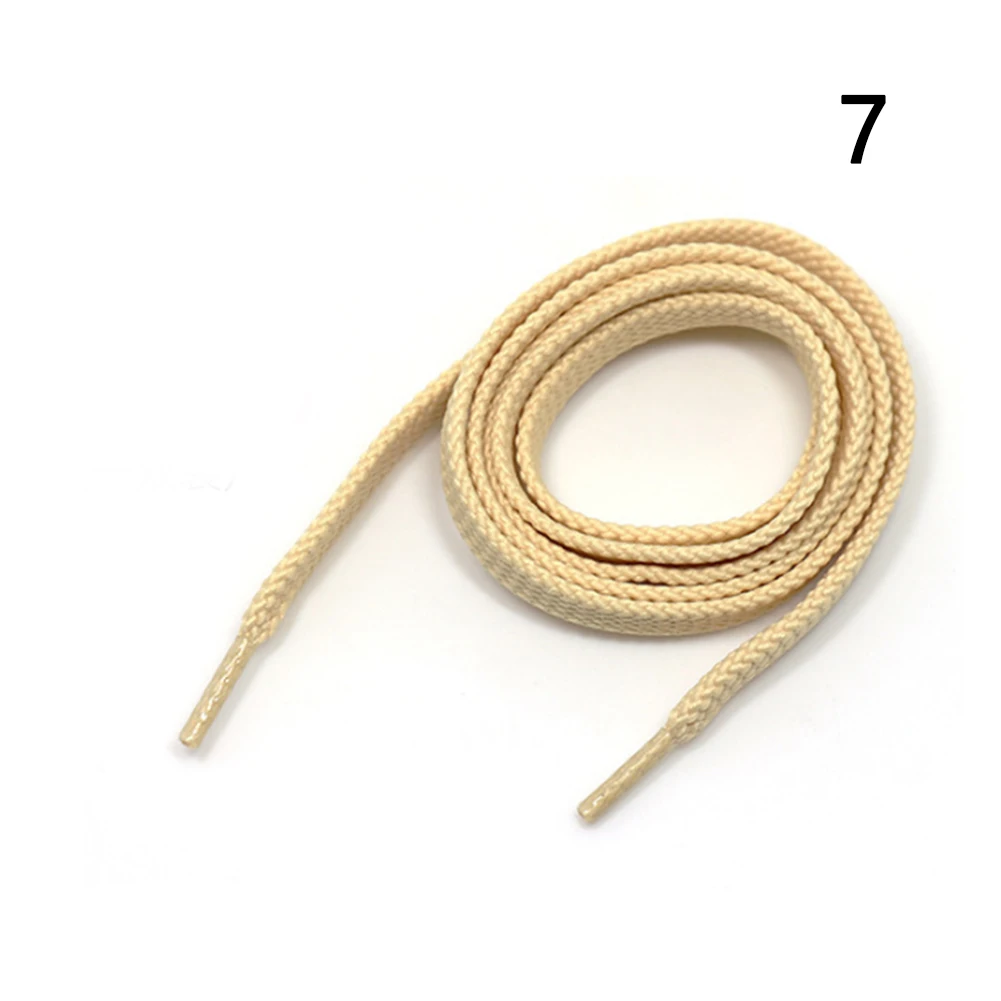 1 Pair Shoelace Fashion Polyester Sneaker Shoe Lace Solid Color  Shoestrings Double Layer Hollow Flat Shoelaces 120CM Length