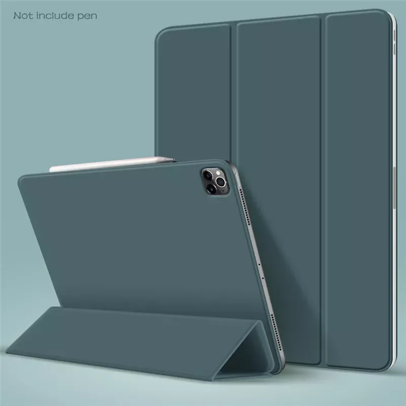 

Защитный зажим-подставка для iPad Pro 12,9, чехол для 2020 Pro 11 2021 M1, чехол тройного сложения, магнитный задний Чехол для Air 4 Air 5, пленка