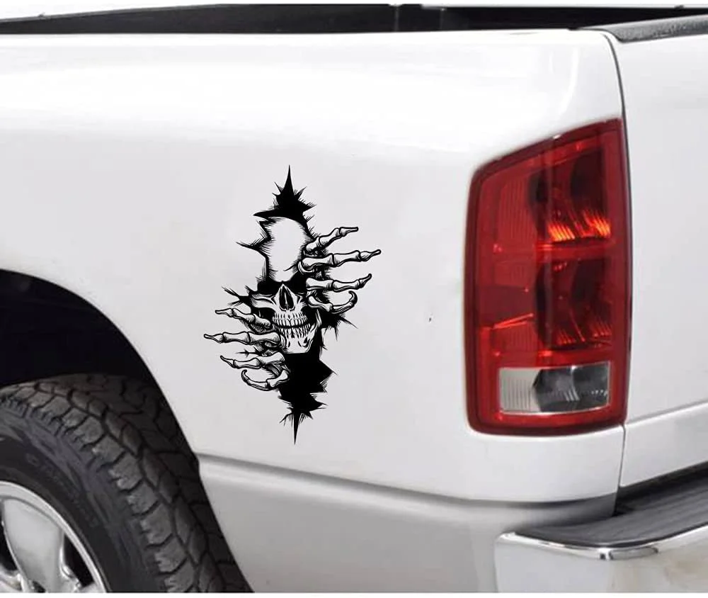 Рисунок 3 - Классная Автомобильная наклейка с черепом