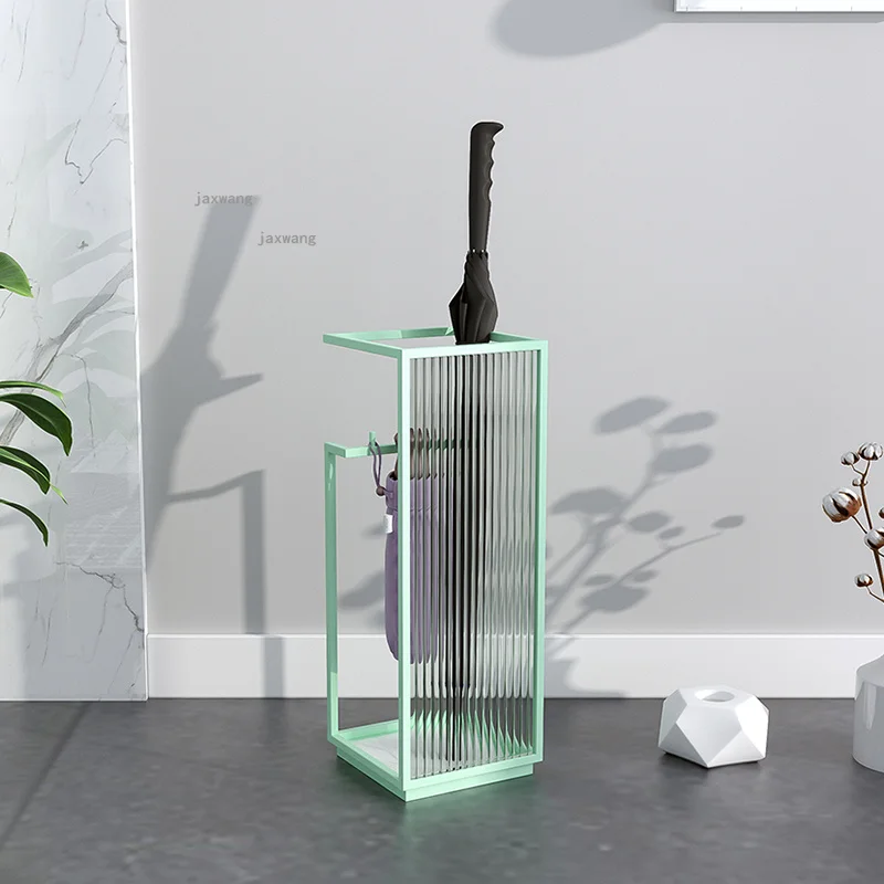 

Nordic Restaurant Umbrella Storage Bucket Simple Modern Living Room Umbrella Stands Creative Home Hotel Hanging Umbrella Shelf