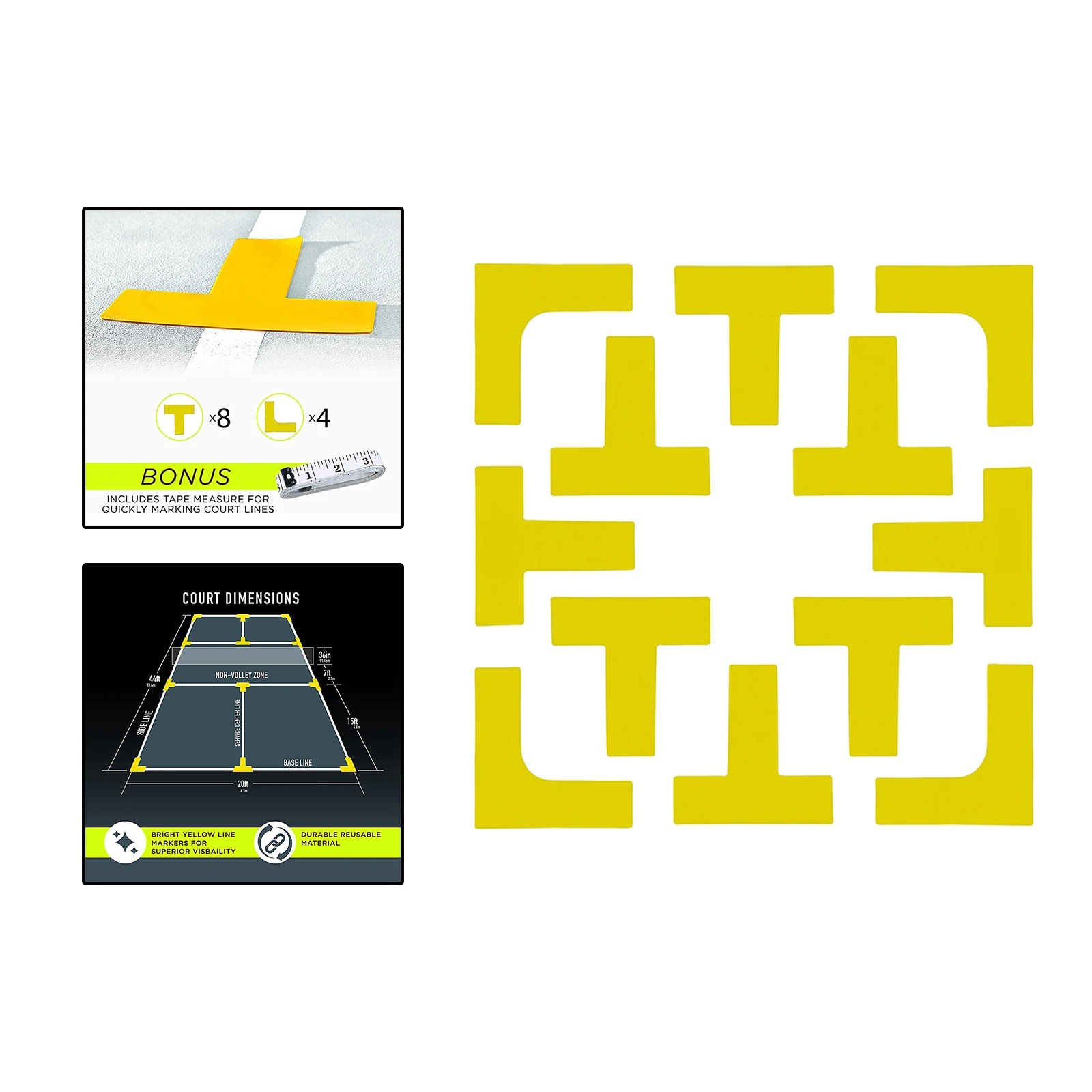 Throw Down Markers For Tennis Training Basketball Kids Sports