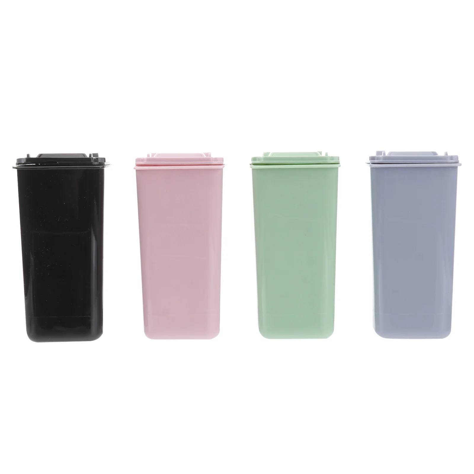 

4 Pcs Outdoor Toys Toddlers Garbage Bin Multifunction Moveable Trash Containers Desktop Mini Trash Bin Waste Bin Office