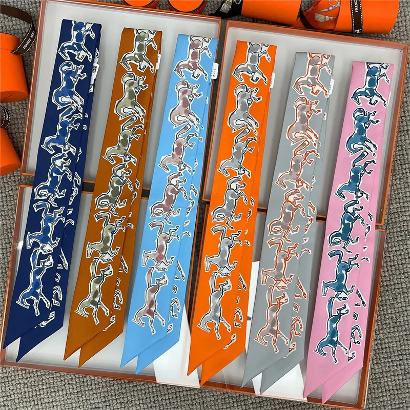 100% шелк высококачественные роскошные брендовые товары шарф Женская повязка на