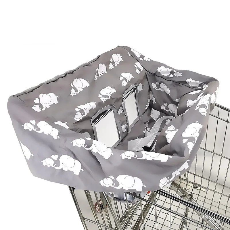 

Foldable Baby Shopping Trolley Seat Mat Shopping Cart Cover Baby Safety Seats Kids Chair Mat Anti-Stain Dirty For Shopping