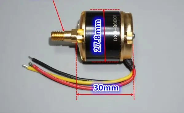 2216 860KV CW/CCW M6 бесщеточный двигатель для радиоуправляемый самолет Квадрокоптер FPV