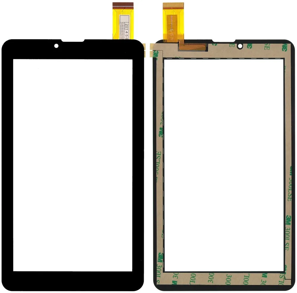 Тачскрин (104x184mm) черный для Explay S02 3G |