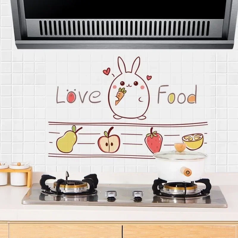 Маслостойкая наклейка многофункциональная кухонная прозрачная самоклеящаяся