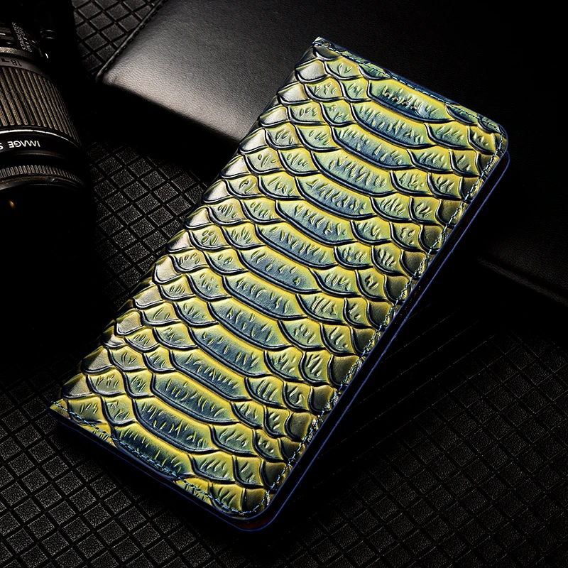 Магнитный откидной чехол с рисунком чешуи дракона для vivo S12 S15 S15e S16 S16e S17 S17e S17t S18 S18e