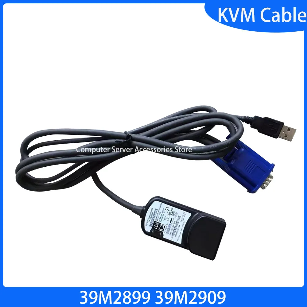 Оригинальный Новый Конверсионный кабель USB 250 мм KVM, модуль адаптера SIM POD 39M2899 39M2909, USB KVM кабель Cat5