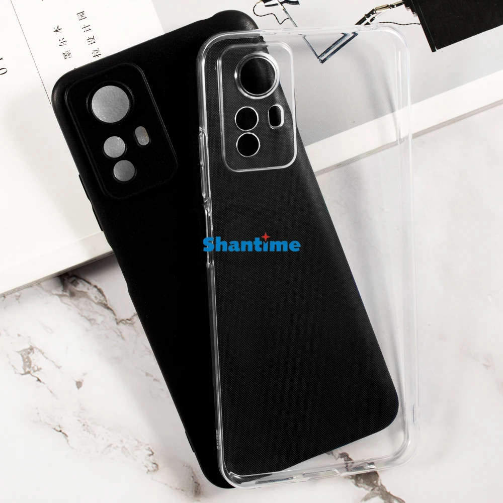 Мягкий чехол + комплект из закаленного стекла для Xiaomi Redmi Note 12S 4G полная защита