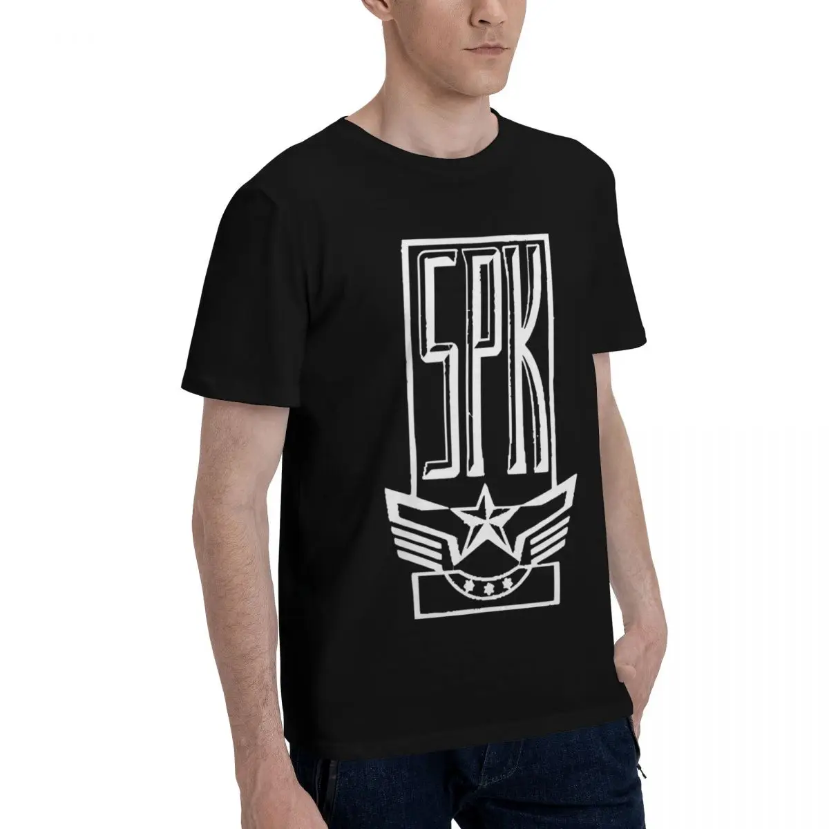 Logotipo SPK 100% algodón повседневная трансpirable удобная футболка футбольные майки размеры