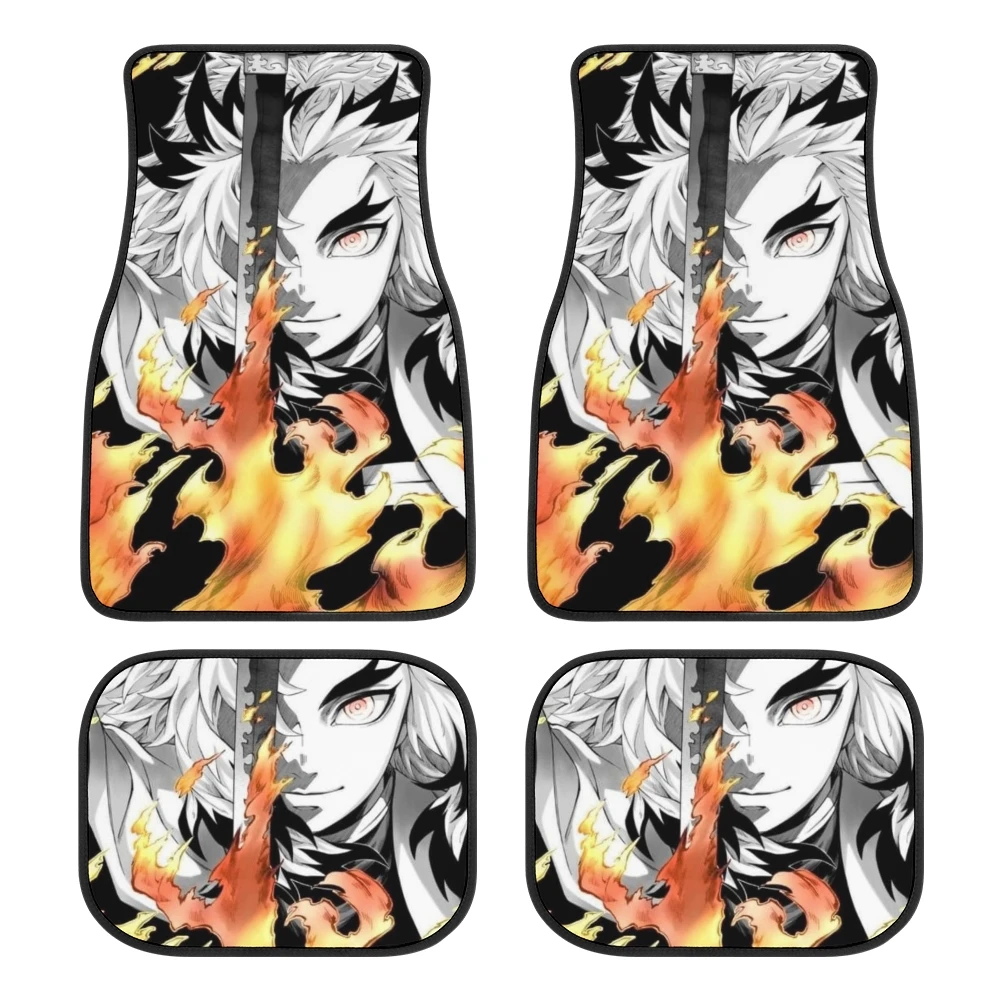 

Demon Slayer Anime Tanjiro Water Breath Power Fighting Moments Car Floor Mats