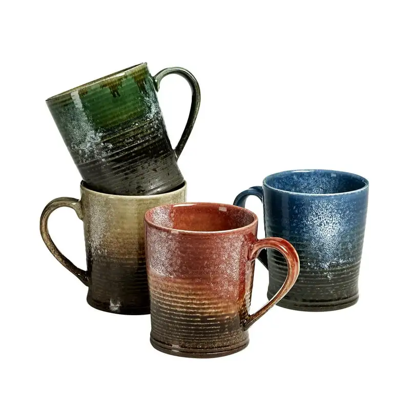 

Rustic Farmhouse Mugs, Assorted, Set of 4 Ghost mug Tumbler with straw Dachsund Friends Tazas perzonalizadas Espresso cup Person