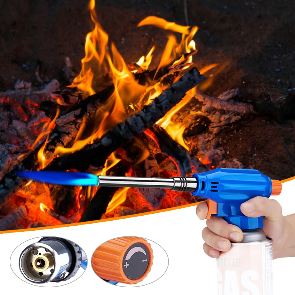

1300 °C Flame Gun Welding Gas Torch Multifunctional Barbecue Torch Burner For Cooking Heating Tool Camping BBQ Dessert Soldering