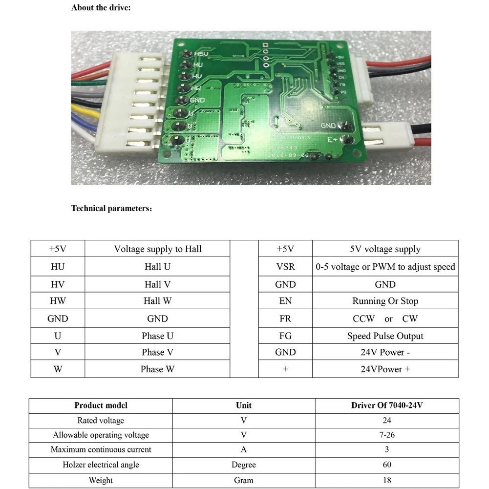 

Centrifugal Blower Drive DC High Quality 1Pcs 24 V 3A 50*40mm 60Degree Accessories Brushless Replacement WS7040