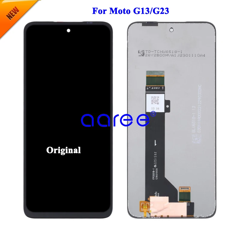 Оригинальный ЖК-экран для Moto G13, ЖК-дисплей для Moto G23, ЖК-дисплей, сенсорный дигитайзер в сборе Оригинальный ЖК-экран для Moto G13, ЖК-дисплей для Moto G23, ЖК-дисплей, сенсорный дигитайзер в сборе