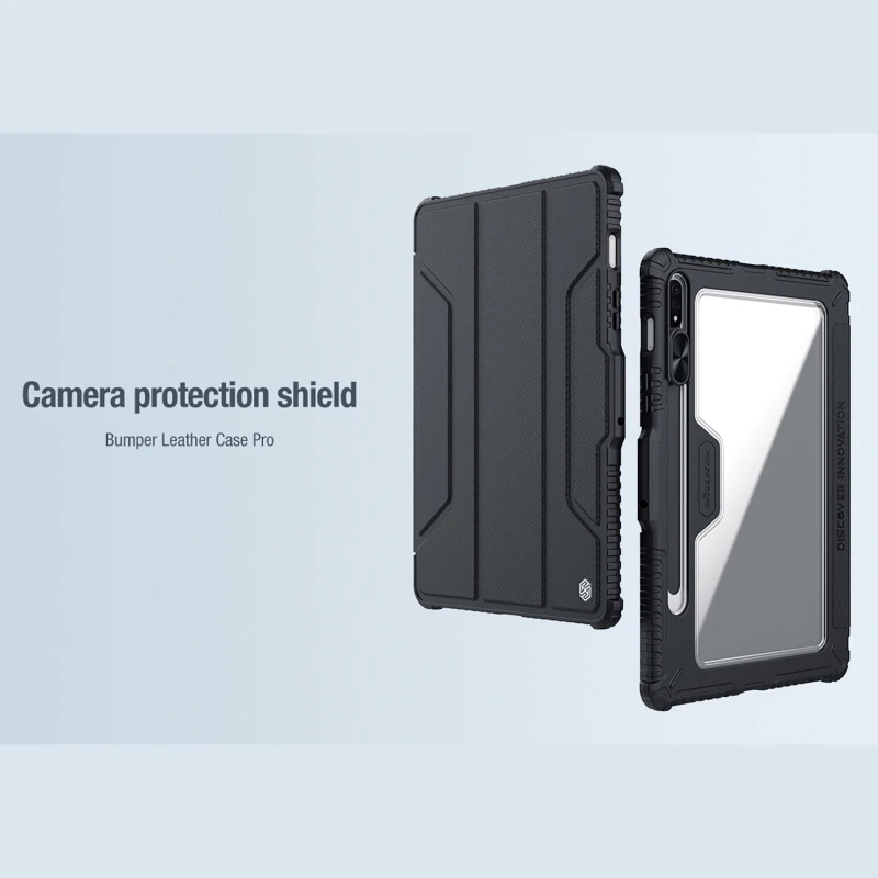 

Magnetic Tablet Case Leather Cover for Tab S7 with Auto Wake/Sleep Function Slim Fit Smart Covers Camera Protector K1KF