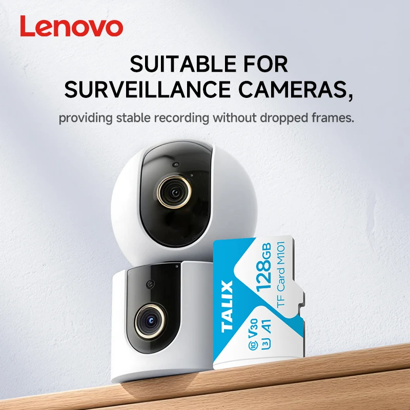 Фото Карта памяти TF Lenovo TALIX Micro SD 32-512 ГБ, Class 10 U3 V30 A1, высокоскоростная, для телефона, камеры, дрона (дропшиппинг) №5