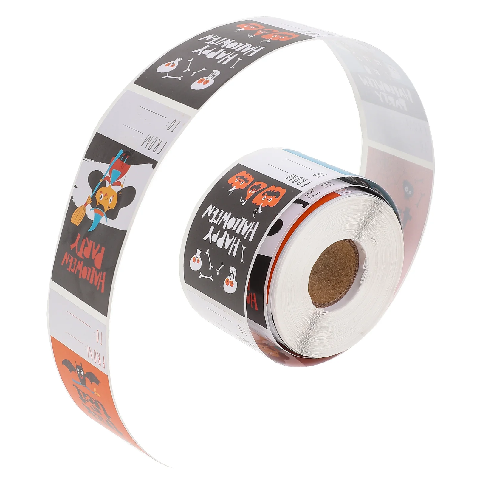 

Наклейки на Хэллоуин, пригласительные открытки, многофункциональная Женская Подарочная коробка, изящные бирки из мультфильмов для фестиваля