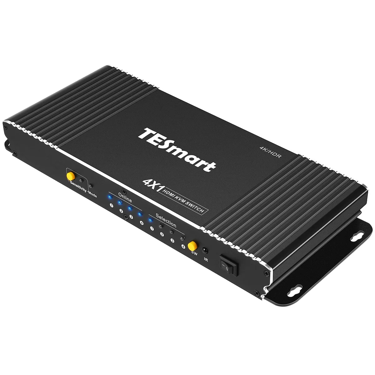 

Новый продукт, заводская цена, 4x1 HDMI KVM переключатель 4K @ 60 Гц 4:4:4