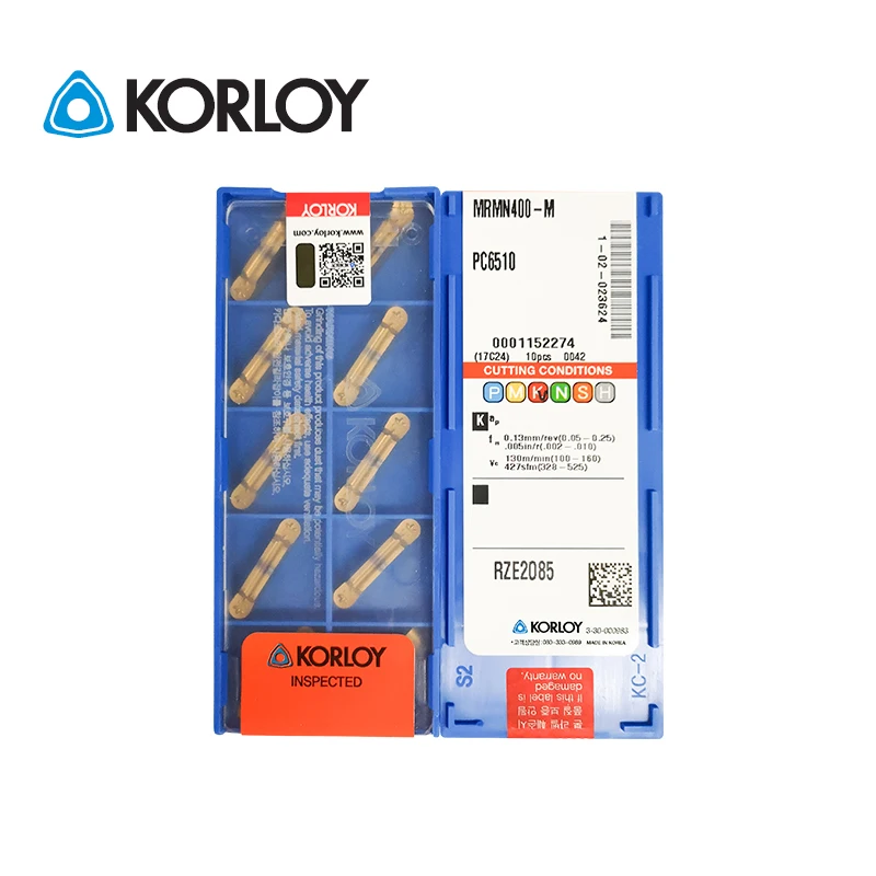 10 шт. KORLOY 100% оригинальные MRMN400-M NC3020 NC3030 NC3120 PC6510 PC9030 карбидные вставки MGT с