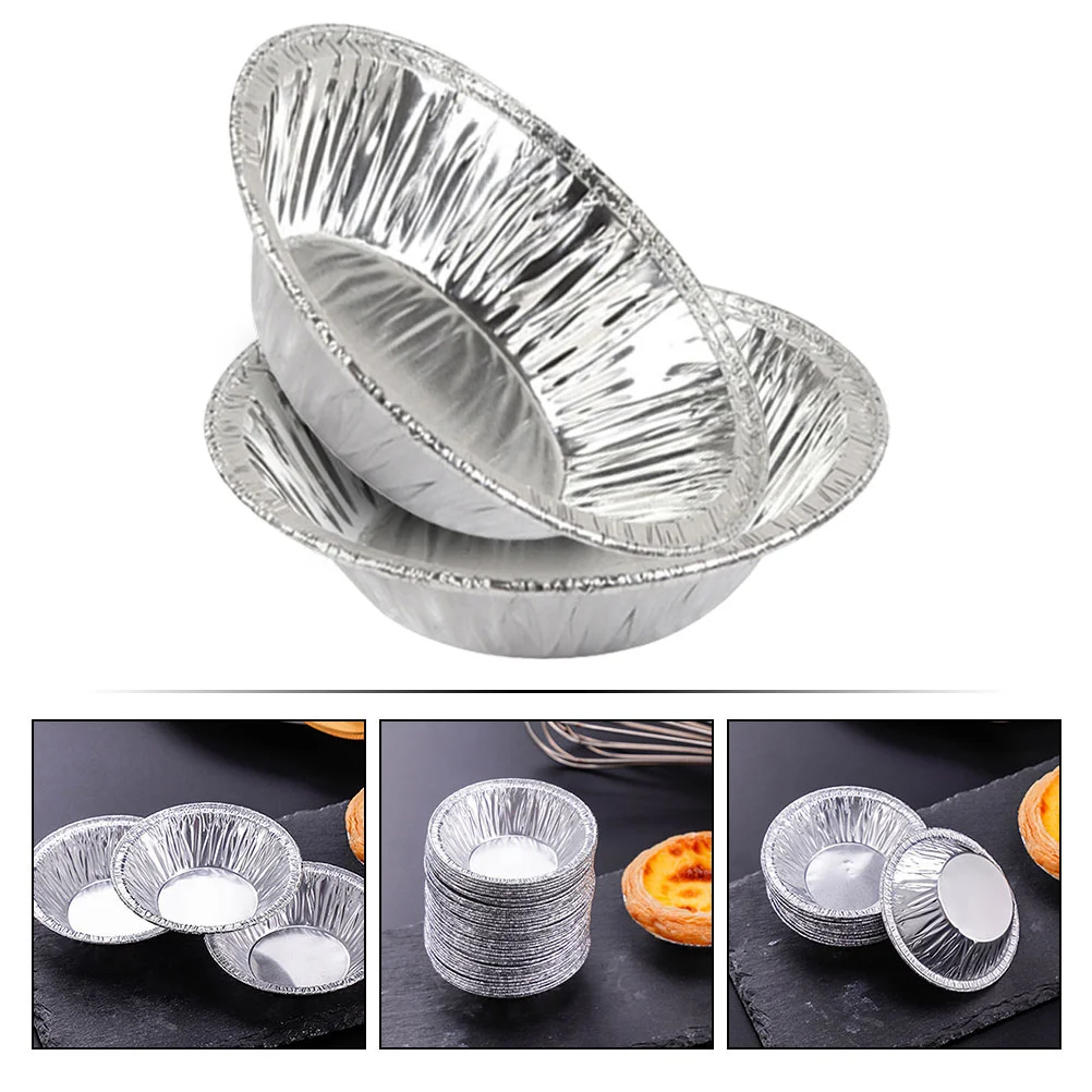 200 шт. форма для яичного пирога вкладыши выпечки чашки контейнер кексов фольга