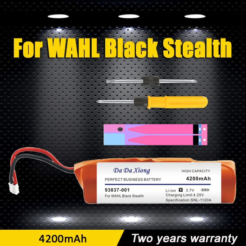 Top Brand 100% New Battery for WAHL Black Stealth  Chrome Cordless Magic Clip Senior Sterling 4 Super TaperCordless