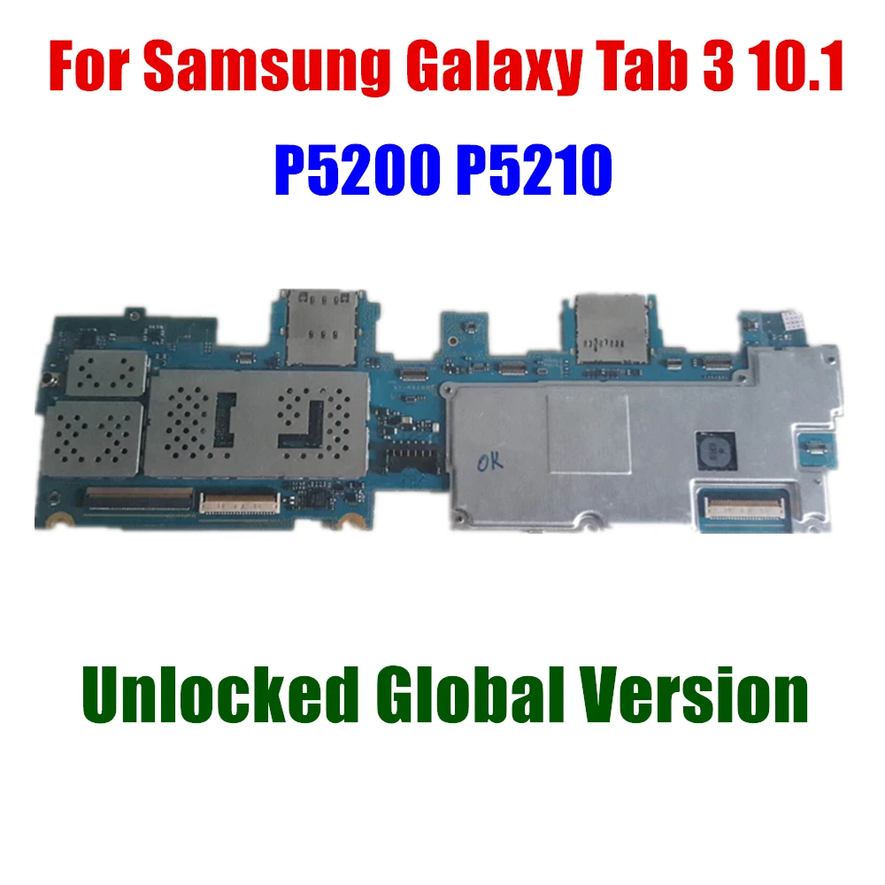 Материнская плата для Samsung Galaxy Tab 3 10. 0 P5210 P5200 WIFI и 3G материнская платформа ОС Android