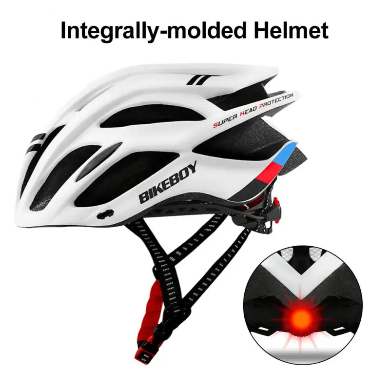

High-quality Bike Cap Comfortable Cycling Helmets Cycling Bicycle Helmet Lightweight Durable Gradient Withlight