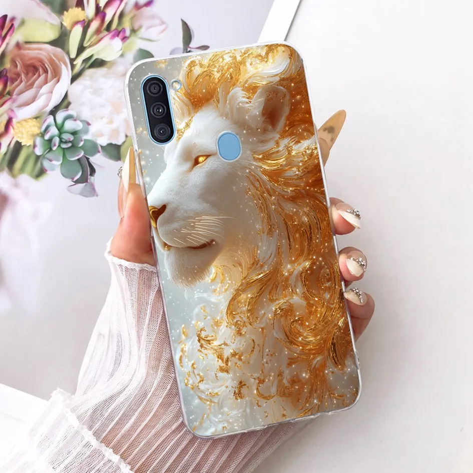 Фото Чехол для Samsung Galaxy A11 SM-A115F, мягкий силиконовый чехол с надписью Crown Letters для Samsung M11 SM-M115F, защитная задняя крышка для камеры №3