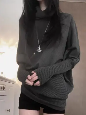 Женские вязаные футболки из хлопка Y2k