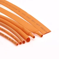heat shrink tube diameter 125102050m234568910121416 50mm sleeving cable wire electric heatshrink tube 21 orange