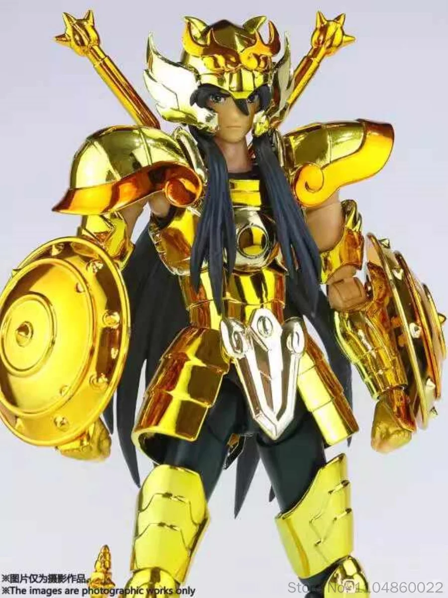 Фото Металлическая фигурка Saint Seiya Myth Cloth EX Libra Dohko с головой дракона Ширю, рыцари Зодиака, модель CS, коллекционная фигурка №5