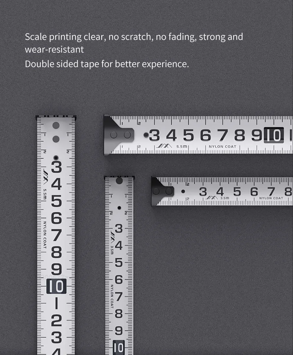 Jimihome 5 м/3 м рулетка с автоматической блокировкой линейка покрытием портативная