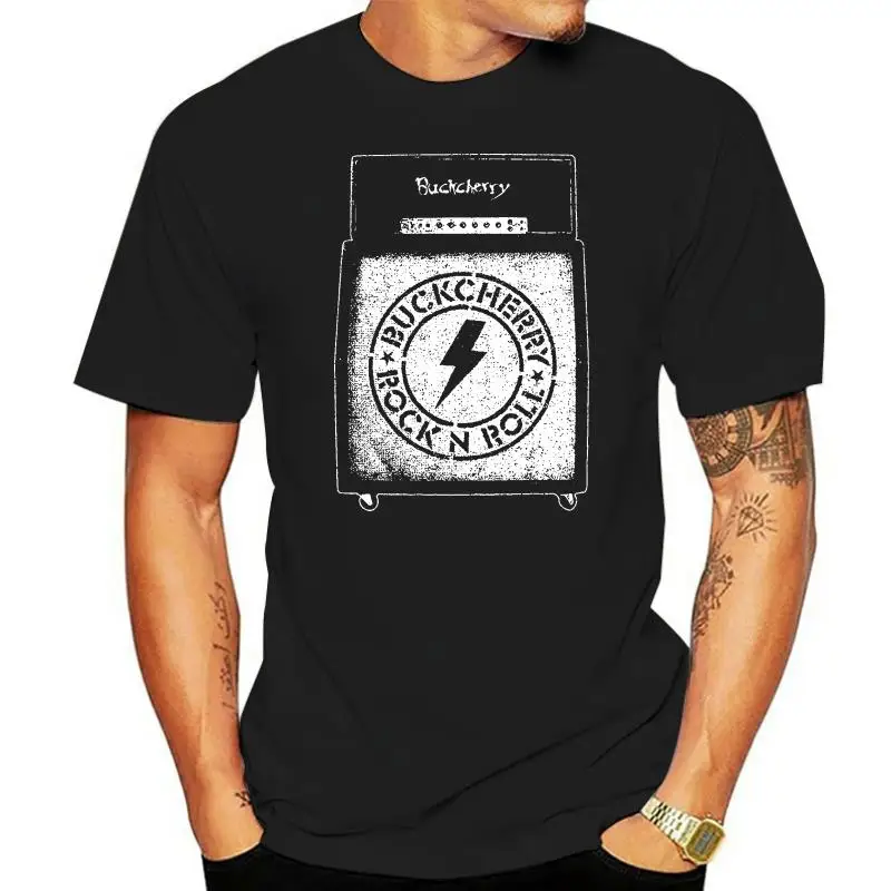 Мужские топы BUCKCHERRY Amp Stack футболка унисекс официальная лицензированная с товаром