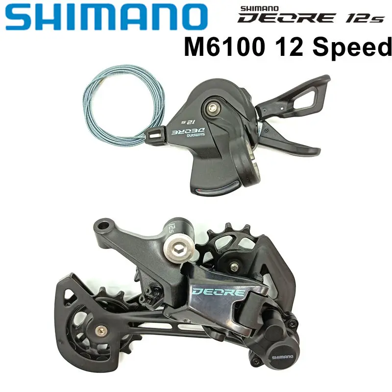 

Shimano Deore M6100 Groupset 12 speed SL M6100 Shift Lever RD M6100 SGS Rear Derailleur 12V SHIFTER SWTICH 12S Bike Groupset