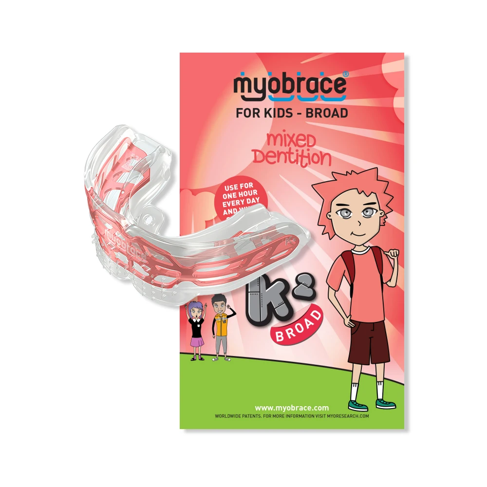 Тренажер для зубов Myobrace K2 Broad детей 6-12 лет MRC Appliance K2B Arch смешанная