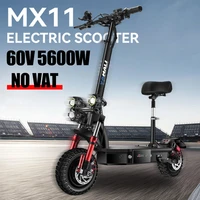 us stock5600w electric scooter adult with seat 120km distance 11inch off road folding escooter powerful electric motorcycle