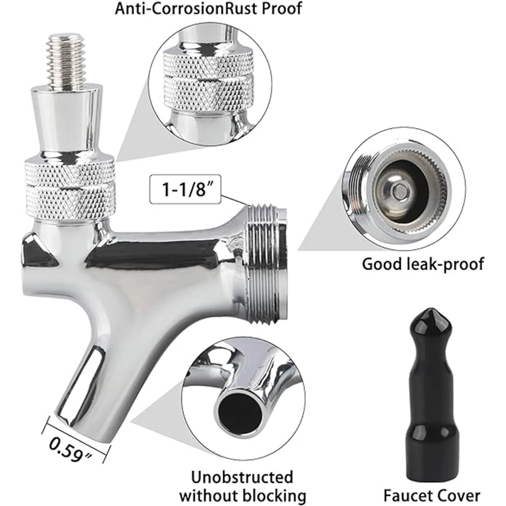 Хвостовик крана для разливного пива-MUGLIO брендовый кран пивной башни Kegerator с