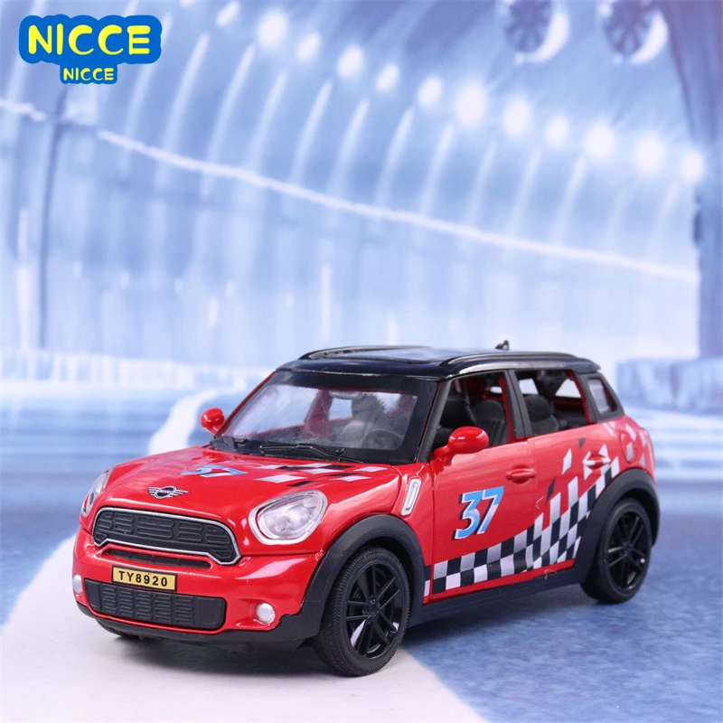 

NICCE 1:32 BMW Mini Countryman Alloy Metal Car Model MINI Cooper Diecast Toy Car Model Sound Light Collection Children Gift A2