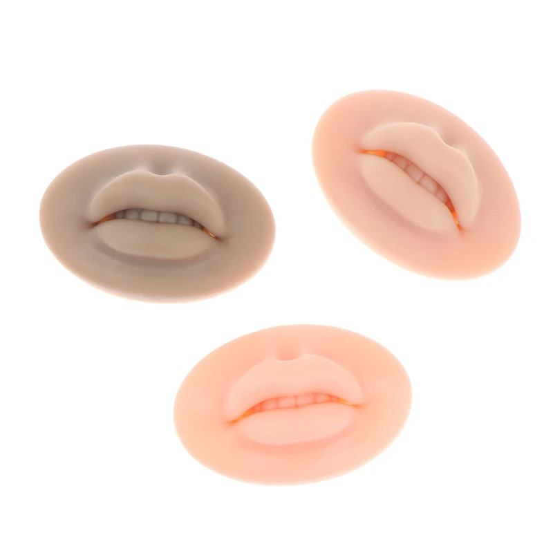

Premium Soft 3D Lips Practice Silicone Skin For Permanent Makeup Artists Human Lip Blush Microblading PMU Training Accessories
