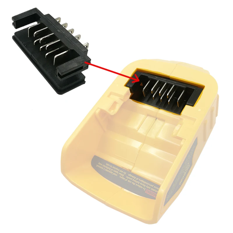 Connector Terminal Bracket Holder For Dawalt 14.4V 18V Li-ion Battery Charger USB Adapter DCB112 DCB115 DCB105 DCB090