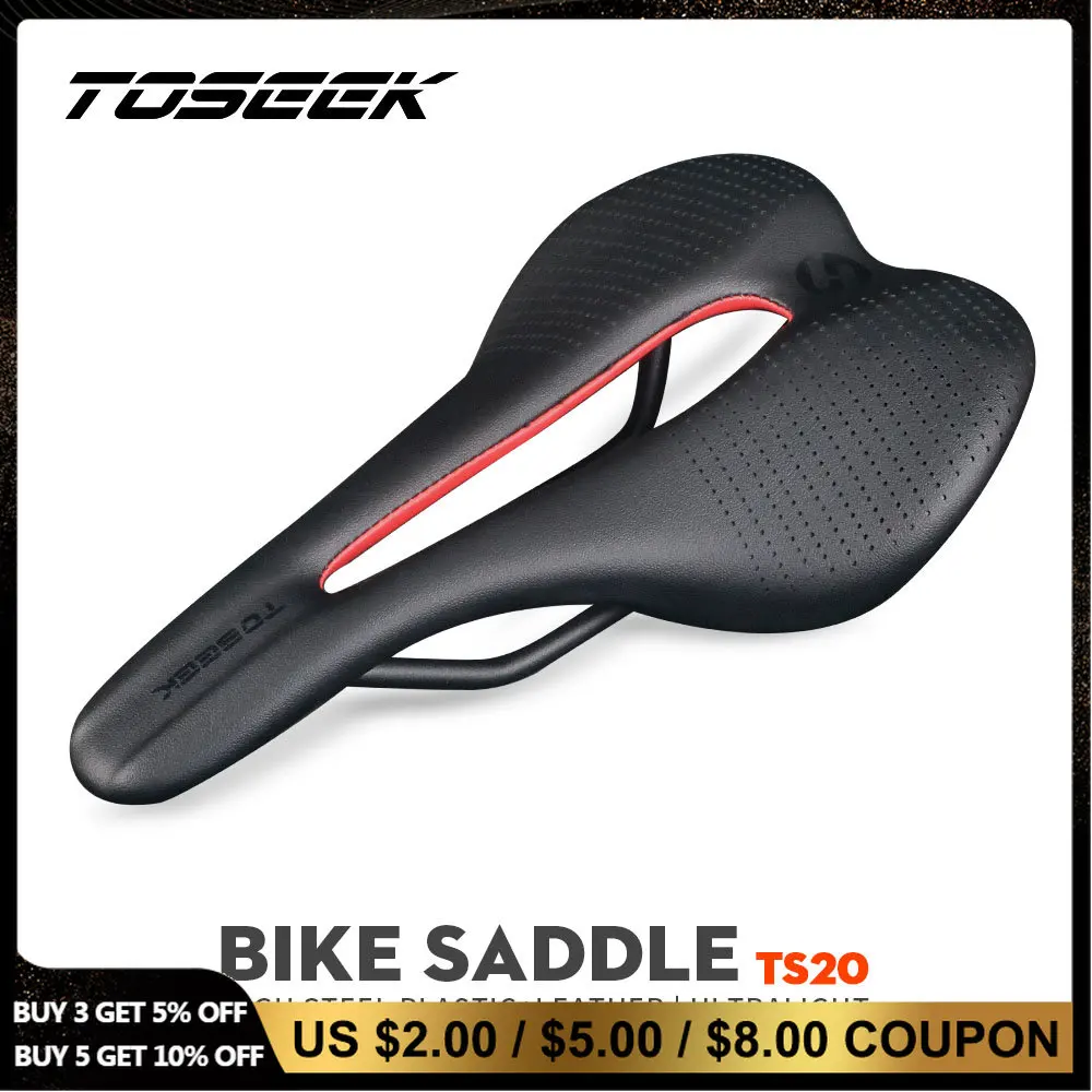 

Седло для горного велосипеда TOSEEK TS20, 215 г, 7 х7