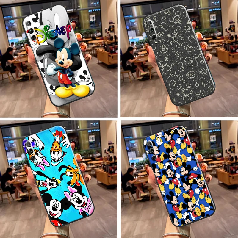 

Disney Mickey Minnie Mouse Phone Case For Huawei Y9 Y7 Prime 2019 Y9a Y9s Y9 Y8s Y7 Y6 Y6P Y7P Y8P Full Protection TPU Cover
