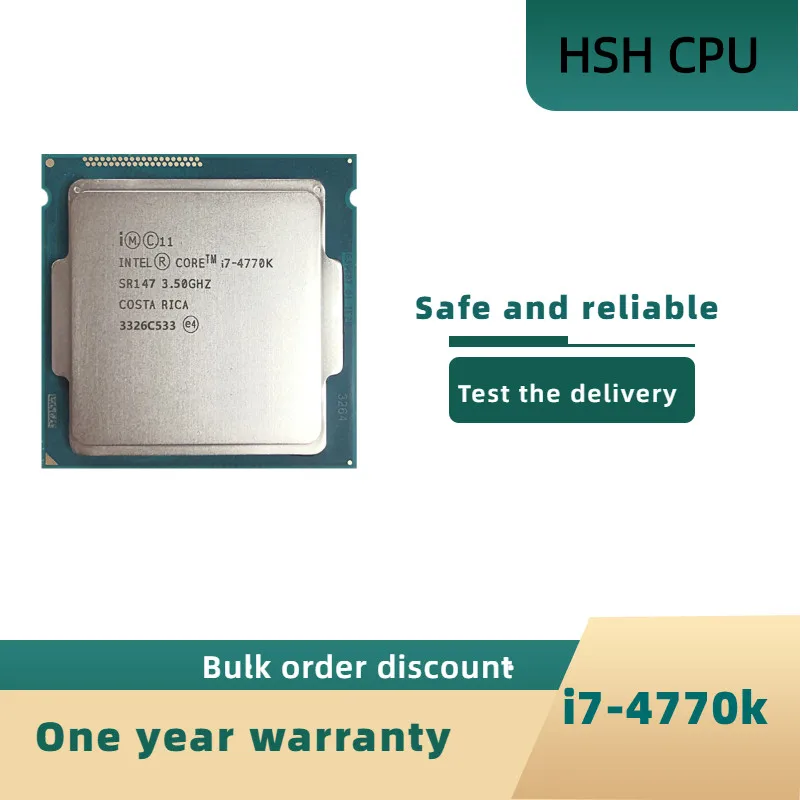 Intel Core i7-4770K i7 4770K i7 4770 K 3.5 GHz Quad-Core Quad-Thread CPU Processor 84W LGA 115
