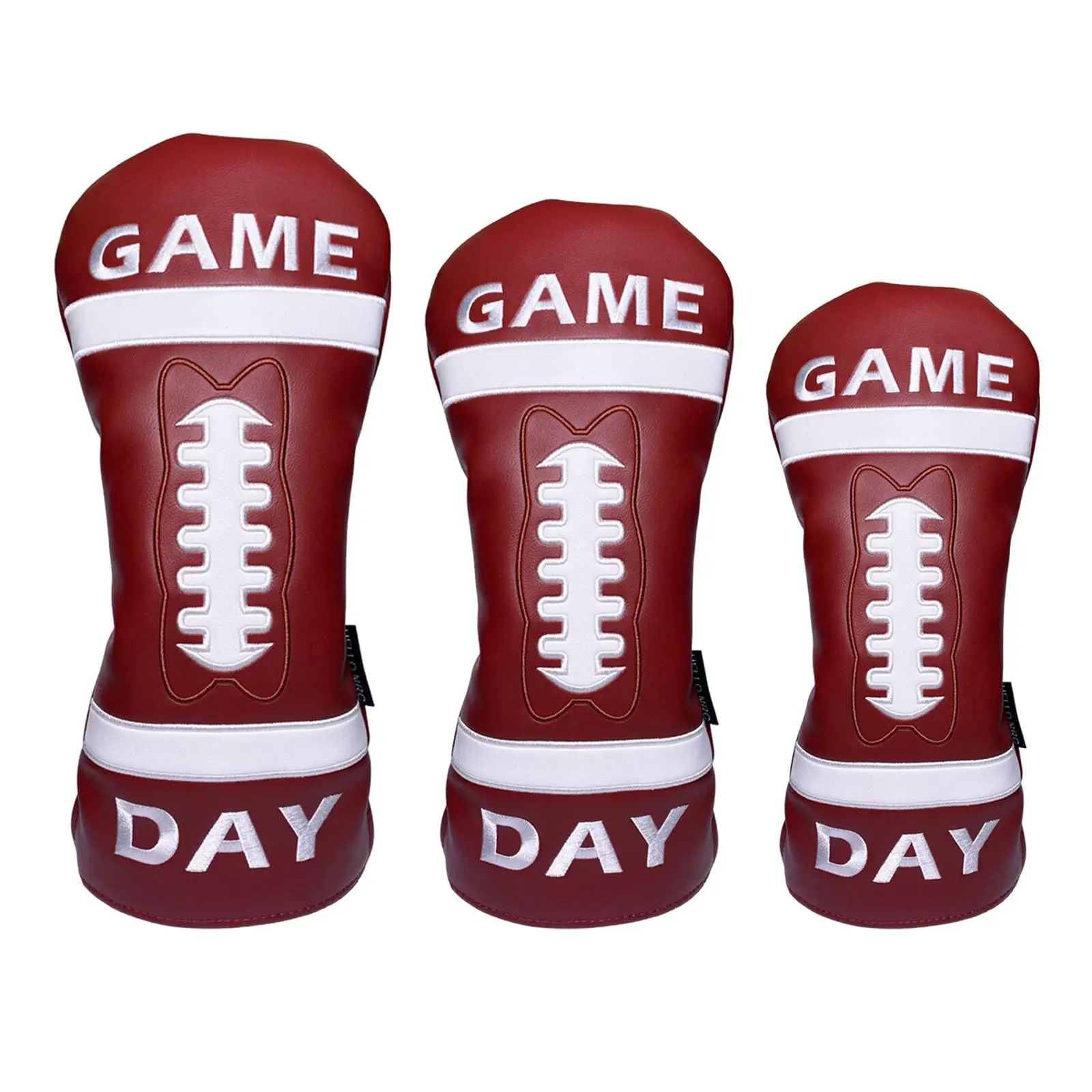 

Golf Covers Waterproof Golf Accessories PU Golfer Gift Durable Golf Headcover Set for Golf Trainer Golf Bag Women Men