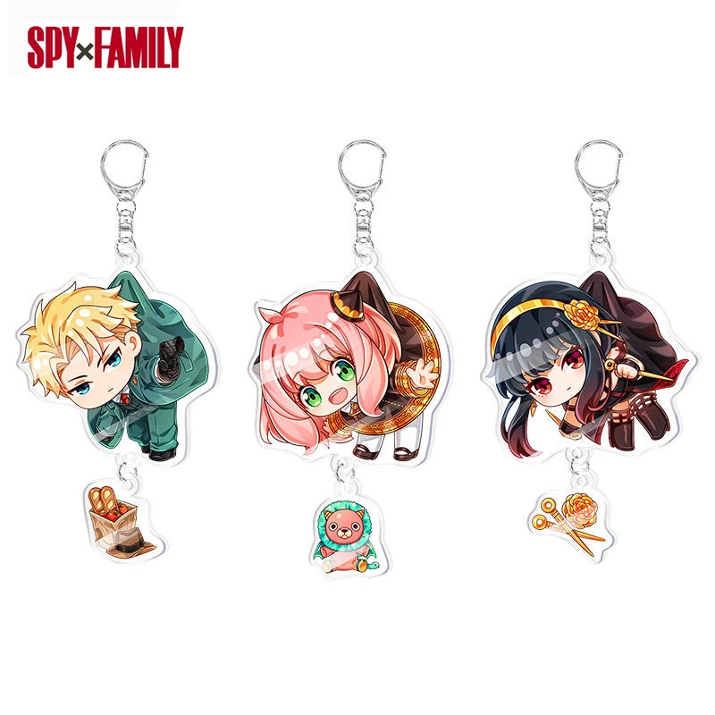 Kawaii аниме брелок шпион X семья Алекс орган Натали Ван систин Меган Аня Женские