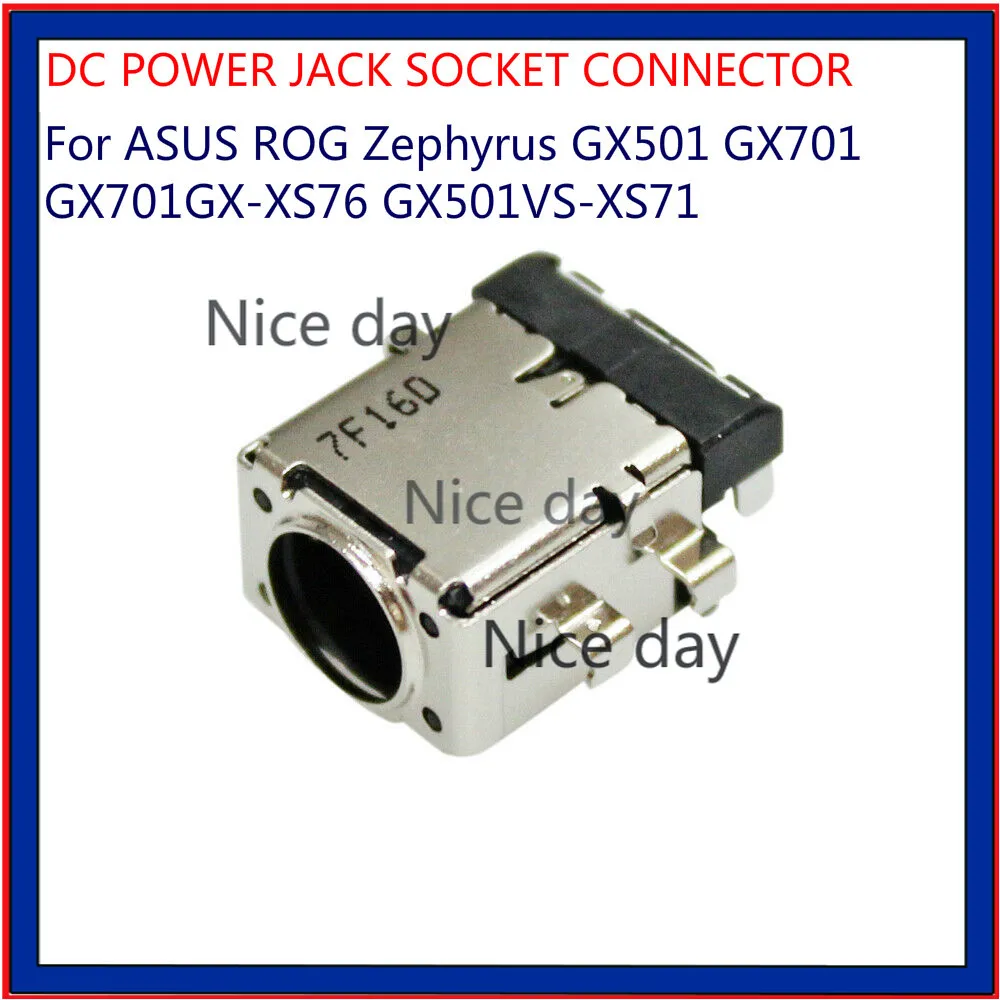 Для ASUS ROG Zephyrus GX501 GX701 GX701GX-XS76 GX501VS-XS71 РАЗЪЕМ ПИТАНИЯ ПОСТОЯННОГО ТОКА