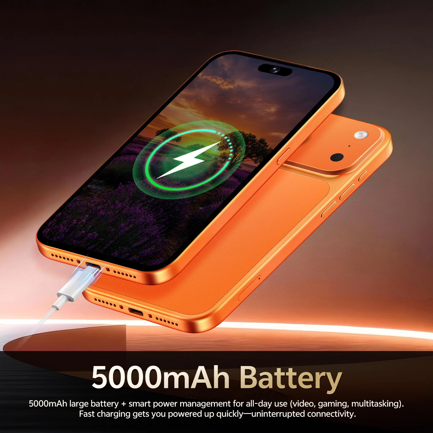 Смартфон IVMI Global Vision 17Pro Max на Android, 4 ГБ ОЗУ, 32 ГБ ПЗУ, 8+16 МП, Face ID, 4G, Google Play Store (art.: 3920dc50fe655) - 3920dc50fe655